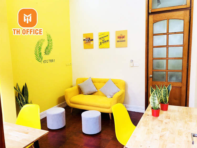 Một góc văn phòng cho thuê tại tòa nhà TH OFFICE TOWER - số 306 Nguyễn Huy Tưởng