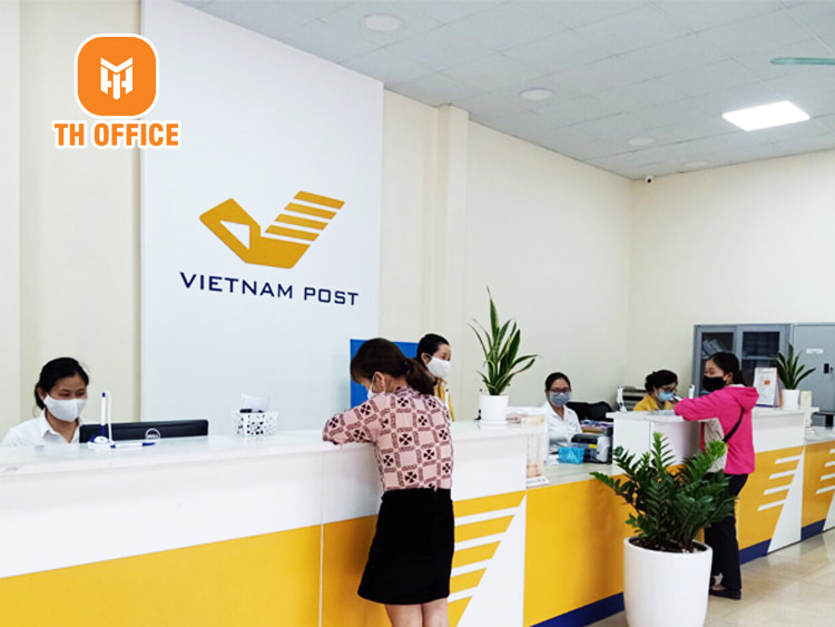 Văn phòng của Việt Nam Post đang thuê tại tầng 1 tòa nhà TH OFFICE TOWER 09 – số 47 Đặng Tiến Đông