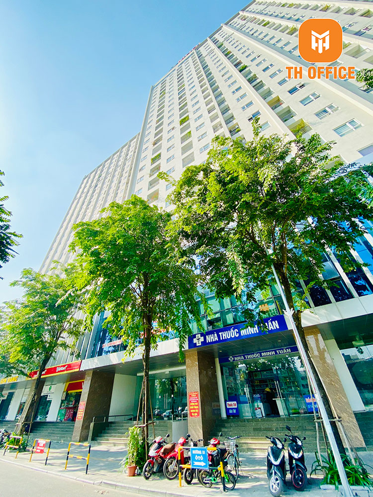 Văn phòng cho thuê tại chân đế tòa chung cư MHDI 60 Hoàng Quốc Việt, quận Cầu Giấy