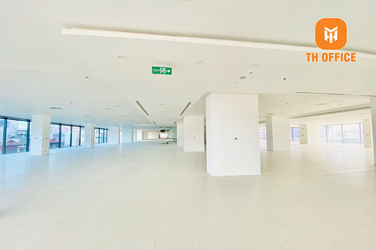 Mặt bằng văn phòng thoáng đãng, diện tích trống tại tòa nhà T&T 120 Định Công
