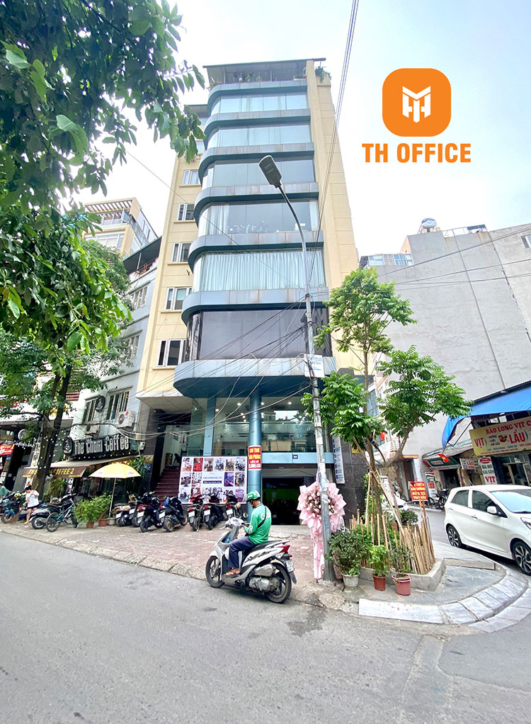 Tổng quan bên ngoài tòa nhà cho thuê sàn văn phòng tại số 40-45 Trần Thái Tông